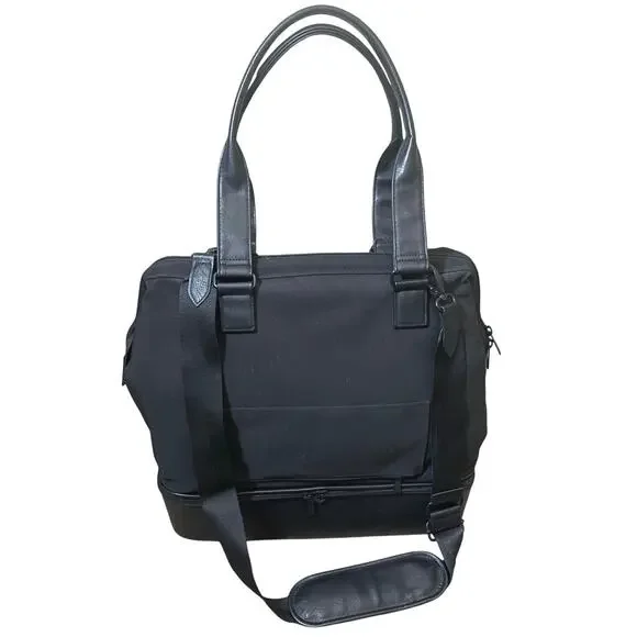 Beis The Mini Weekender In Black Travel Bag Carry On - Picture 6 of 14